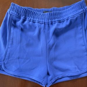 Jcrew polyester short with elastic waist.